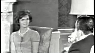 March 24 1961  New First Lady Jacqueline Kennedy interviewed by Sander Vanocur [upl. by Halullat]