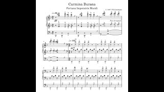 C Orff  Carmina Burana  1 Fortuna Imperatrix Mundi  Organ Hauptwerk [upl. by Denoting486]