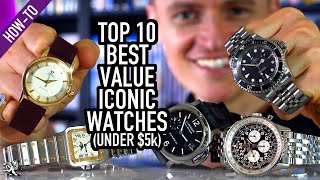 Buying Your First Iconic Luxury Watch  10 Best Value Under 5000 Tudor Omega Grand Seiko amp More [upl. by Ogir]