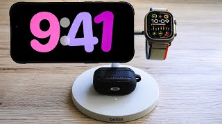 Belkin MagSafe 3 In 1 Wireless Charger Review Fastest Wireless Charging [upl. by Gusta]