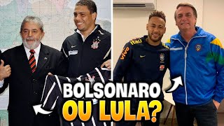 BOLSONARO OU LULA EM QUEM OS JOGADORES DE FUTEBOL VÃO VOTAR Neymar  Pelé  Falcão  Ronaldinho [upl. by Marina]