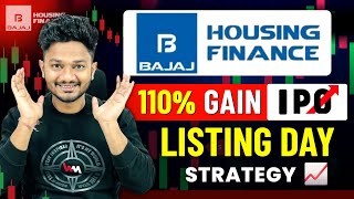 BAJAJ HOUSING FINANCE IPO LISTING DAY STRATEGY 📈  BAJAJ HOUSING IPO FUNDAMENTAL ANALYSIS AND GMP [upl. by Ailefo123]