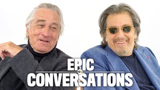 Robert De Niro and Al Pacino Have an Epic Conversation  GQ [upl. by Ffej]