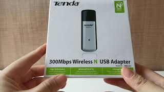 Tenda 300Mbps Wireless N USB Adapter W322U [upl. by Shaia]