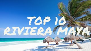 ¡Top 10 lugares más HERMOSOS de la Riviera Maya ¡Cerca de Cancún [upl. by Negris43]