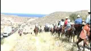 SEGUNDA CABALGATA SAN LUCAS  SANTA ROSALIA BAJA CALIFORNIA SUR 2008 [upl. by Ballou]