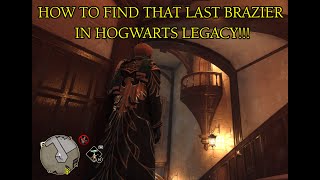 How to find the last brazier in the Faculty Tower in Hogwarts Legacy [upl. by Jacquelin]