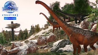 Sierra Nevada Dreadnoughtus Habitat  Jurassic World Evolution 2  4K [upl. by Jermayne]