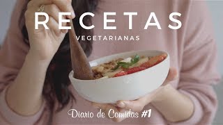 5 COMIDAS FÁCILES  MENÚ DIARIO 1  VEGANOVEGETARIANO [upl. by Omik]