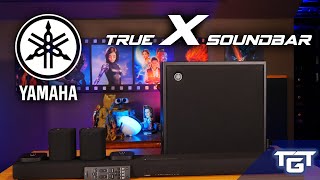 BRAND NEW Yamaha TRUE X BAR 50A REVIEW  Soundbar Home Theater Setup [upl. by Arretnahs125]