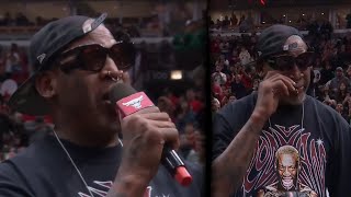 Dennis Rodmans Emotional Comeback at the United Center [upl. by Royden940]