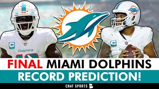 FINAL Miami Dolphins 2024 Record Prediction After NFL Preseason [upl. by Anelyak18]