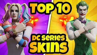 Top 10 DC Series Fortnite Skins Ever Released [upl. by Ednarb]