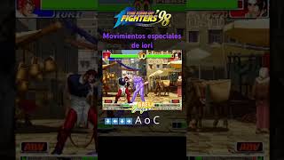 Movimientos especiales de Iori 2002 retro kof98 retrogaming kof2002plus arcade [upl. by Suhploda574]