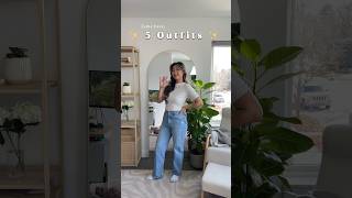 1 Base 🌟 5 Outfits ✨ a week of workwear outfits  realistic amp casual looks workwear outfitinspo [upl. by Faunie87]