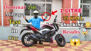 Dominar 250 Mileage Test in City  Shocking Results 🤯 35 KML😱 Unexpected trending viralvideo [upl. by Zipnick904]