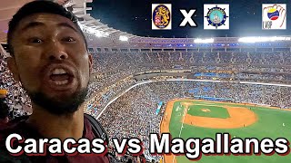 Juego de Beisbol Tradicional Venezolano Caracas VS Magallanes Venezuela  ベネズエラ野球 伝統の一戦 [upl. by Aufmann]