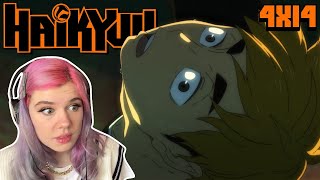 Haikyuu 4X14 Reaction Rhythm [upl. by Fonsie]