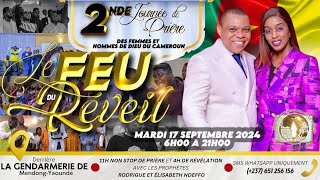 06H09H  2e JOURNEE DE PRIERE AVEC LES PROPHÈTES RODRIGUE amp ELISABETH NDEFFO  17092024 [upl. by Noyr]