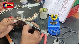 Mitsubishi Servo Motor Rewinding  Motor Rewarding connection  Part 12 [upl. by Travis]