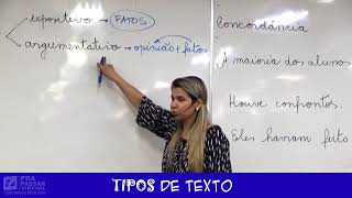 6  Tipos de Texto  Grasiela Cabral [upl. by Nnyllatsyrc]