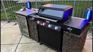 Outdoor Grilling Station  How To Build [upl. by Attenaej]