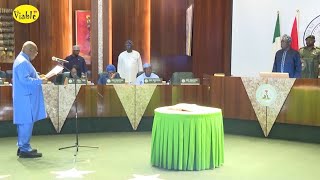 Watch As President Tinubu Swears In PDP Chairman In Rivers Desmond Akawor As RMAFC Commissioner [upl. by Honeyman32]