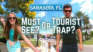 Lido Key  St Armands Circle  SARASOTA FL  Best Florida Beaches  Travel Guide [upl. by Kehr]