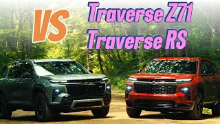 2025 Chevrolet Traverse Z71 Vs Chevrolet Traverse RS SUV [upl. by Fassold]