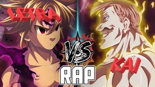 MELIODAS VS ESCANOR  KAI LETRA [upl. by Iroak158]