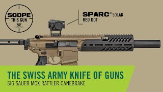 Sig Sauer MCX Rattler Canebrake  Scope This Gun [upl. by Jones]