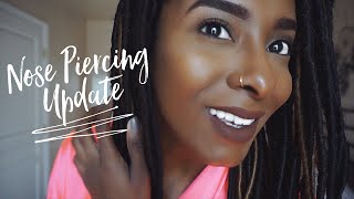 Nose Piercing Update  Jewelry amp Healing Keloids [upl. by Gonsalve738]