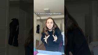 Ich LIEBE mutige MÄNNER🥹😍 shortvideo comedy funny liebe männer reagieren mutig omg react [upl. by Ahsitam356]