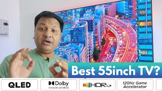 55inch 4K UHD Smart QLED TV  TCL 55T6G  120Hz Accelerate Gaming  Unboxing amp Review [upl. by Anyer]