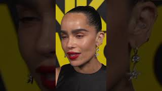 Zoë Kravitz talks about BlinkTwice at LA premiere [upl. by Intruok]