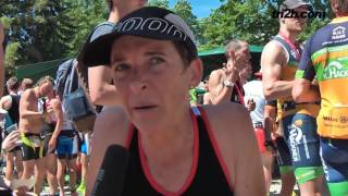 Triathlon Ingolstadt 2017 Nicole Bretting 3 Platz im Interview [upl. by Aidnic]