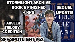 Will of the Many Sequel Stormlight Archive RPG amp Book 5 Done Farseer trilogy CK SFF Spotlight 62 [upl. by Lecirg]