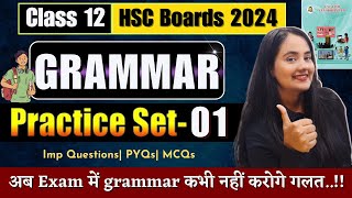 DAY 01 of 10 GRAMMAR PRACTICE SERIES English Class 12 HSC By shafaquenaaz [upl. by Ardnohsed]