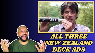 FIRST TIME REACTING TO  All Three New Zealand Deck Ads HD Quality [upl. by Lothaire]