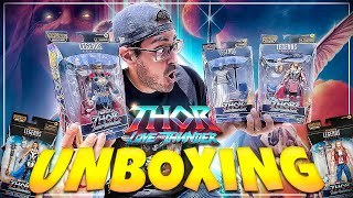 THOR LOVE AND THUNDER ⚡️ Abriendo TODAS las MARVEL LEGENDS [upl. by Sllew290]