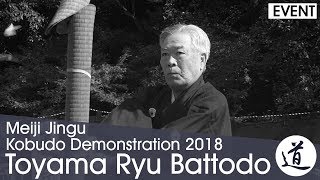 Toyama Ryu Battodo  Nakamura Tomoko  Meiji Jingu Kobudo Demonstration 2018 [upl. by Eirised340]