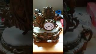 French Round Clock Movement Repair Part 11 [upl. by Fidelity]