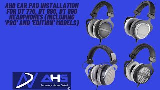 Easily Install New Beyerdynamic DT 770 DT 880 DT 990 etc Ear Pads in Just Minutes [upl. by Harriette]