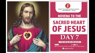 NOVENA TO THE SACRED HEART OF JESUS  DAY 7 [upl. by Blondie]