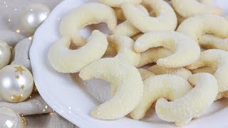 Zarte Vanillekipferl  Klassisches Weihnachtsgebäck I Plätzchen [upl. by Petr]