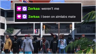 Louu NO BALLSED Zerkaa And it BACKFIRED  Mandem NoPixel GTA RP [upl. by Nile52]