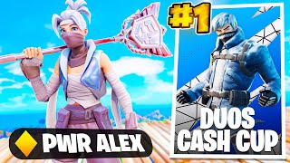 PWR Alex 1st Place Duo Cash Cup Entire Cash Cup Gameplay [upl. by Llerrat]