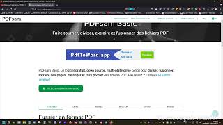 WindowsVista à Windows11 PDFsam basic v 5 2 8 [upl. by Remat]