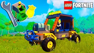 ACTUALIZACIÓN 2910 DE LEGO FORTNITE CONSTRUIR COCHES BATERIA COMPOSTADORA Y LLAVE INGLESA GUIA [upl. by Malik]