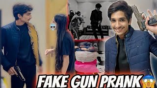 FAKE GUN PRANK MOM amp SISTER 😱 AJ TO END HO GAYA😂 funnyvideo familyvlog dailyvlog [upl. by Anna-Diana]